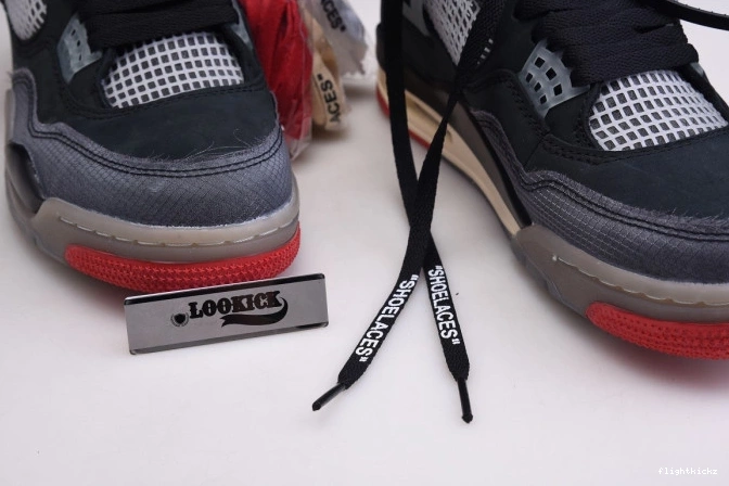 CV9388-001 x Bred Jordan Air Off 4 White Retro 0831